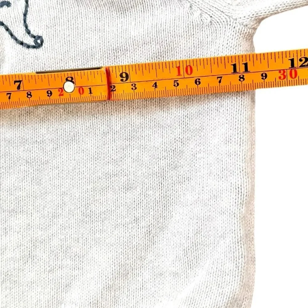 Carter’s Baby Boy Long Sleeve Elephant Embroidered Gray Sweater. 9 Months.